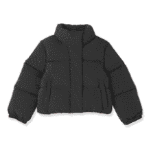 Girls' Cropped Puffer Jacket - Amazon Essentials