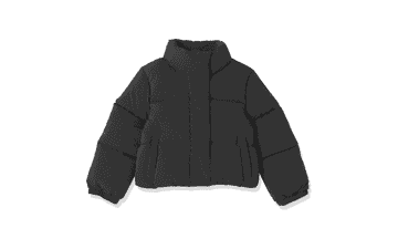 Girls' Cropped Puffer Jacket - Amazon Essentials