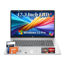 HP 17" Laptop: Ryzen 5, 64GB RAM, 2TB SSD, Windows 11 Pro
