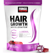 Hair Growth Chews: Stronger, Fuller Hair with Biotin & Lustriva