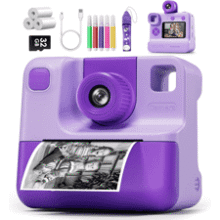 Instant Print Kids Camera - Perfect Gift for Ages 5-10