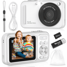 Kids Digital Camera - 48MP, 1080P, 16X Zoom - Perfect for Beginners!