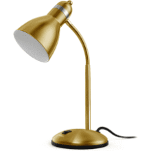 LEPOWER Gold Desk Lamp - Adjustable Gooseneck, Eye-Caring