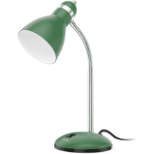 LEPOWER Green Metal Desk Lamp - Adjustable Neck, Eye-Caring