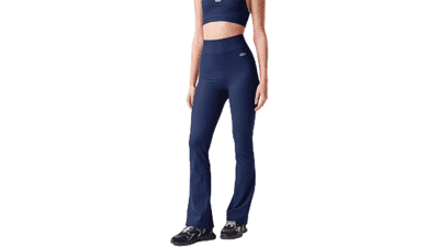 Lacoste Women's Flare Ribbed Pants