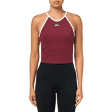 Lacoste Women's Halter Tank: Stylish Summer Tee
