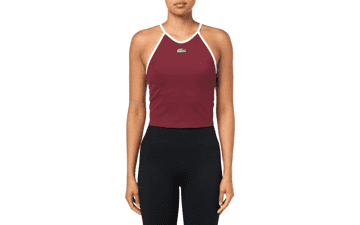 Lacoste Women's Halter Tank: Stylish Summer Tee