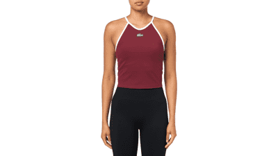 Lacoste Women's Halter Tank: Stylish Summer Tee