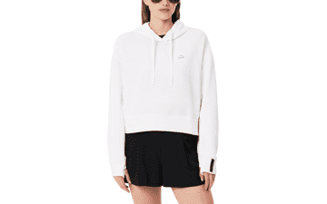Lacoste Women's Short Cotton Hoodie