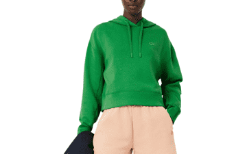 Lacoste Women's Short Cotton Hoodie