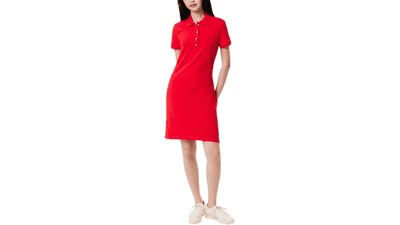 Lacoste Women's Stretch Pique Polo Dress