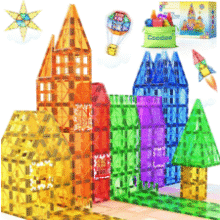 Magnetic Building Tiles - STEM Toy for Kids 3+