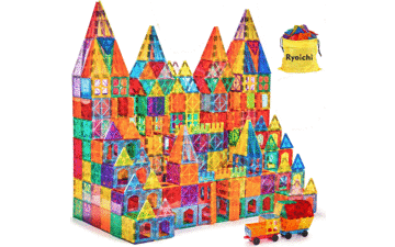 Magnetic Building Tiles Set - STEM Learning Toy for Kids