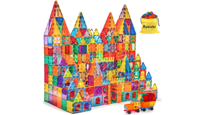 Magnetic Building Tiles Set - STEM Learning Toy for Kids