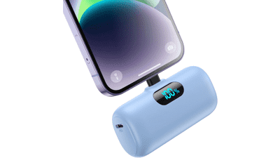 Mini iPhone Charger: 5000mAh Portable Power Bank