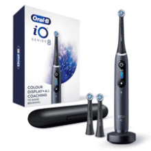 Oral-B iO Series 8: Rechargeable Electric Toothbrush - Black Onyx