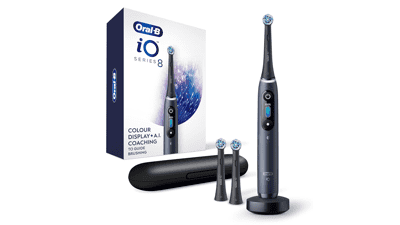 Oral-B iO Series 8: Rechargeable Electric Toothbrush - Black Onyx