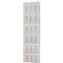 Over-the-Door Shoe Organizer - Light Grey