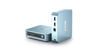 PELADN Mini PC: N5095, 8GB RAM, 256GB SSD, Dual HD, WiFi5, 4K