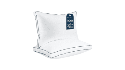 Queen Size Bed Pillows - Cooling Hotel Quality (Set of 2)