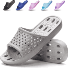 Quick Drying Shower Sandals - Non-Slip Bathroom Slippers for Men & Women
