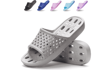 Quick Drying Shower Sandals - Non-Slip Bathroom Slippers for Men & Women