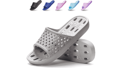 Quick Drying Shower Sandals - Non-Slip Bathroom Slippers for Men & Women