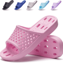 Quick Drying Shower Slippers - Non-Slip Bath & Gym Sandals