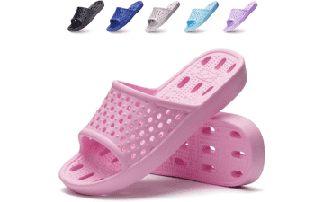 Quick Drying Shower Slippers - Non-Slip Bath & Gym Sandals