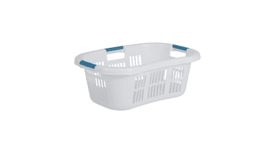 Rubbermaid XL Hip-Hugger Laundry Basket - White