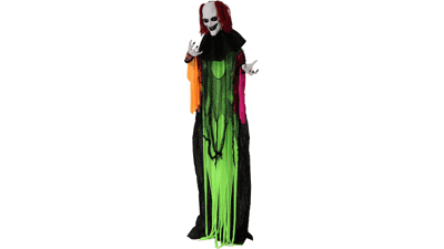 Scary Talking Clown - Halloween Animatronic Decoration