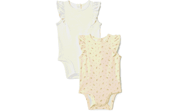 Sofia Grainge Baby Bodysuit 2-Pack - Ruffle Embroidered