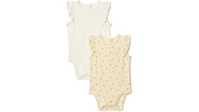 Sofia Grainge Baby Bodysuit 2-Pack - Ruffle Embroidered