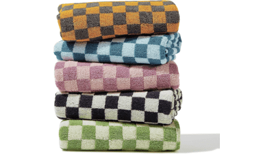 Soft & Absorbent Cotton Hand Towels 5-Pack