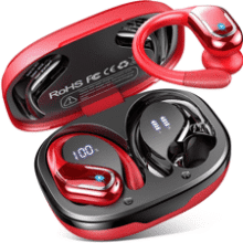 Sport Wireless Earbuds: 75H, Bluetooth 5.4, Noise Canceling