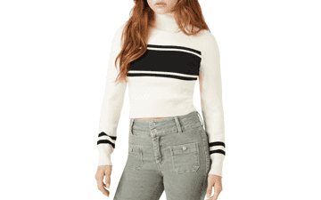 Striped Turtleneck Sweater for Women - Forever 21