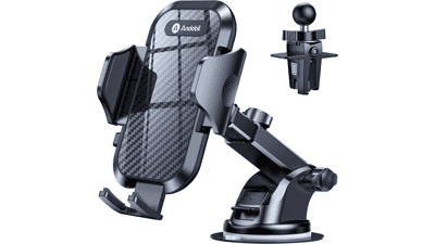 Strongest Car Phone Holder - Military-Grade Suction - Fits iPhone & Samsung