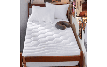 Twin XL Mattress Pad - Soft Quilted Topper