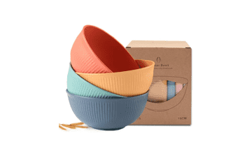 Unbreakable Cereal Bowls - Lightweight & Reusable