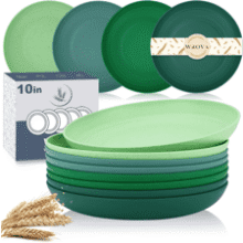 Unbreakable Wheat Straw Plates Set - Lightweight & Eco-Friendly