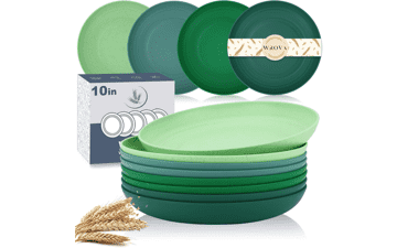 Unbreakable Wheat Straw Plates Set - Lightweight & Eco-Friendly