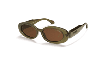 Vintage Polarized Oval Sunglasses for Women Men - Eco-Friendly