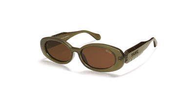 Vintage Polarized Oval Sunglasses for Women Men - Eco-Friendly