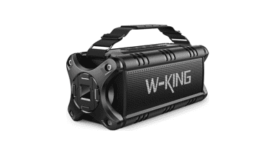 W-KING 90W Portable Bluetooth Speaker - Deep Bass, Waterproof, 40H Playtime