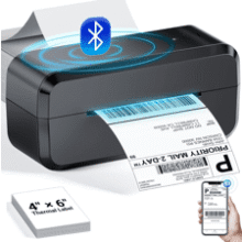 Wireless 4x6 Label Printer - Bluetooth Thermal Shipping
