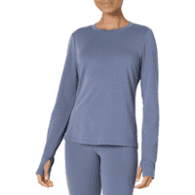 Women's Active Cotton Crewneck Long Sleeve T-Shirt