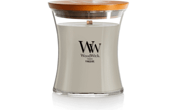 WoodWick Fireside Candle: Crackling Soy Wax, 9.7oz