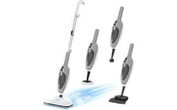10-in-1 Steam Mop: Deep Clean Hardwood, Tile & More!