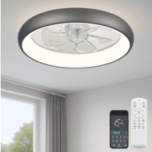 20'' Low Profile Ceiling Fan with Dimmable LED & Remote