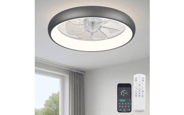 20'' Low Profile Ceiling Fan with Dimmable LED & Remote